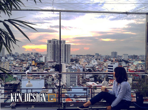 Thiết kế quán cafe view đẹp Sài Gòn